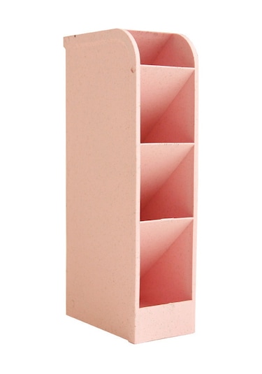 Wezone Yeşil Plastik Üniversite Öğrenci Masaüstü Organizer, Şeffaf Çok Bölmeli Kalem Tutucu, Modern Nordik Stili, Pratik İçe Takma Tasarım