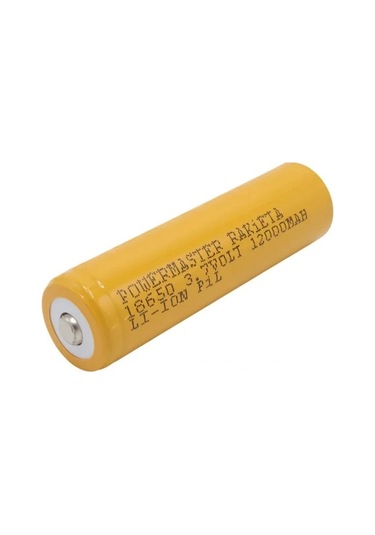Powermaster Pm-9599 Rakieta 3.7 Volt 1200mah 18650 Başlıklı Şarj Edilebilir Lityum Pil Tekli