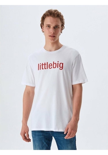 Little Big Ltb Nonama Erkek T-shirt Beyaz