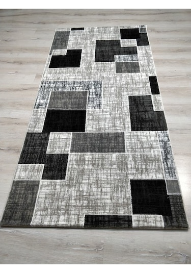 Tuğra Milano 1451 Siyah Halı Yolluk 100X200 Cm