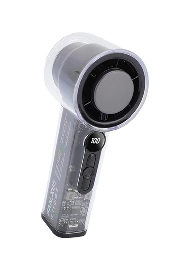 Sessiz Çalışan Taşınabilir Fan Dijital Göstergeli 100 Kademeli Hız Ayarı