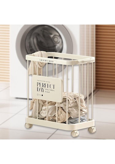 Suntek Çamaşır Sepeti Modern Kirli Arabası Banyo Stil-b Stil B