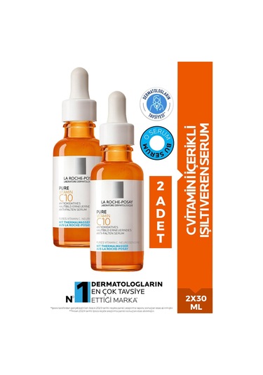 La Roche Posay Pure Vitamin C10 Işıltı Veren Serum 2 x 30 ML