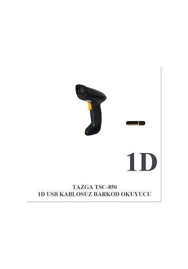 Tazga Tsc 850 1D Usb Kablosuz Barkod Okuyucu