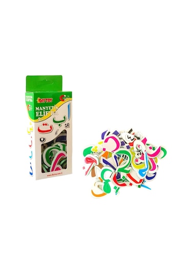 Diytoy Manyetik Elif Ba Buzdolabı Magnet Eğitici Oyuncak Seti