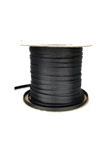 6mm Kablo Toplama Çorabı Siyah 100 Metrelik Top