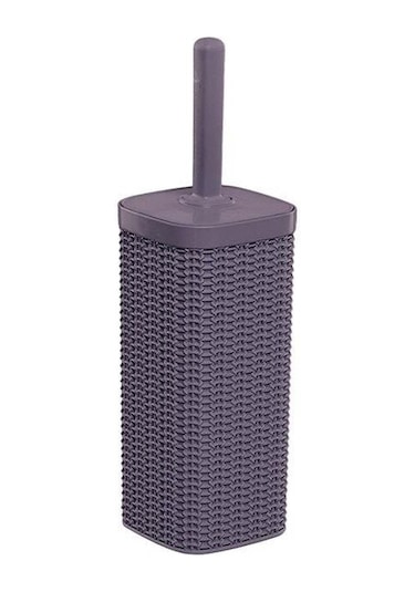 Rattan Wc Klozet Temizleme Fırçası - Antrasit Çok Renkli