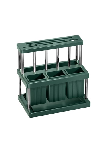 Moveevo Mutfak Taşınabilir Çubuk Ve Kaşık Depolama Rafı, Dayanıklı Malzeme, Kolay Montajlı, Yeşil-gümüş Renk, Çok Fonksiyonlu Organizatör Diğer