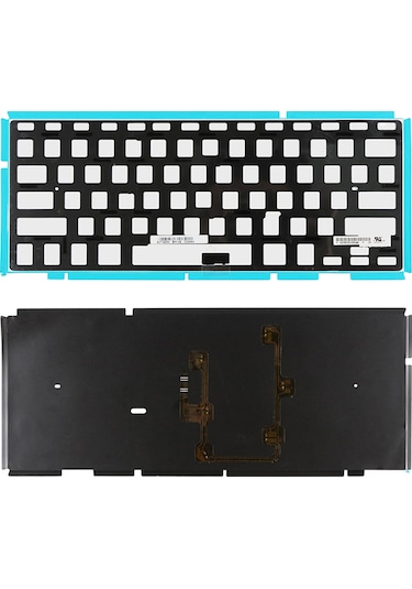 Apple MacBook Pro İle Uyumlu 17inc A1297 Klavye Işıkları Backlight Uk İngilizce-türkçe 2009/2011