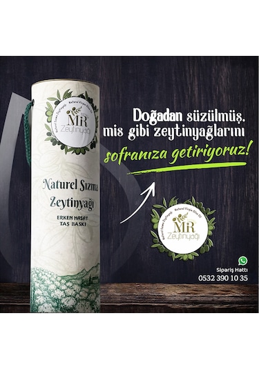 Mr Premium Erken Hasat Naturel Sızma Zeytinyağı 750 ML