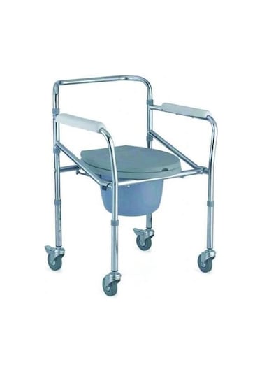 Medikaltec Klozetli Tekerlekli Sandalye Banyo As696