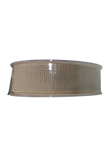 Keten Kurdele 25 Mm Bej 10 Metre