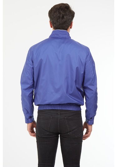 Sposo 1088 Su Itici Kumaş Regular Kalıp Indigo Erkek Yazlık Mont İndigo