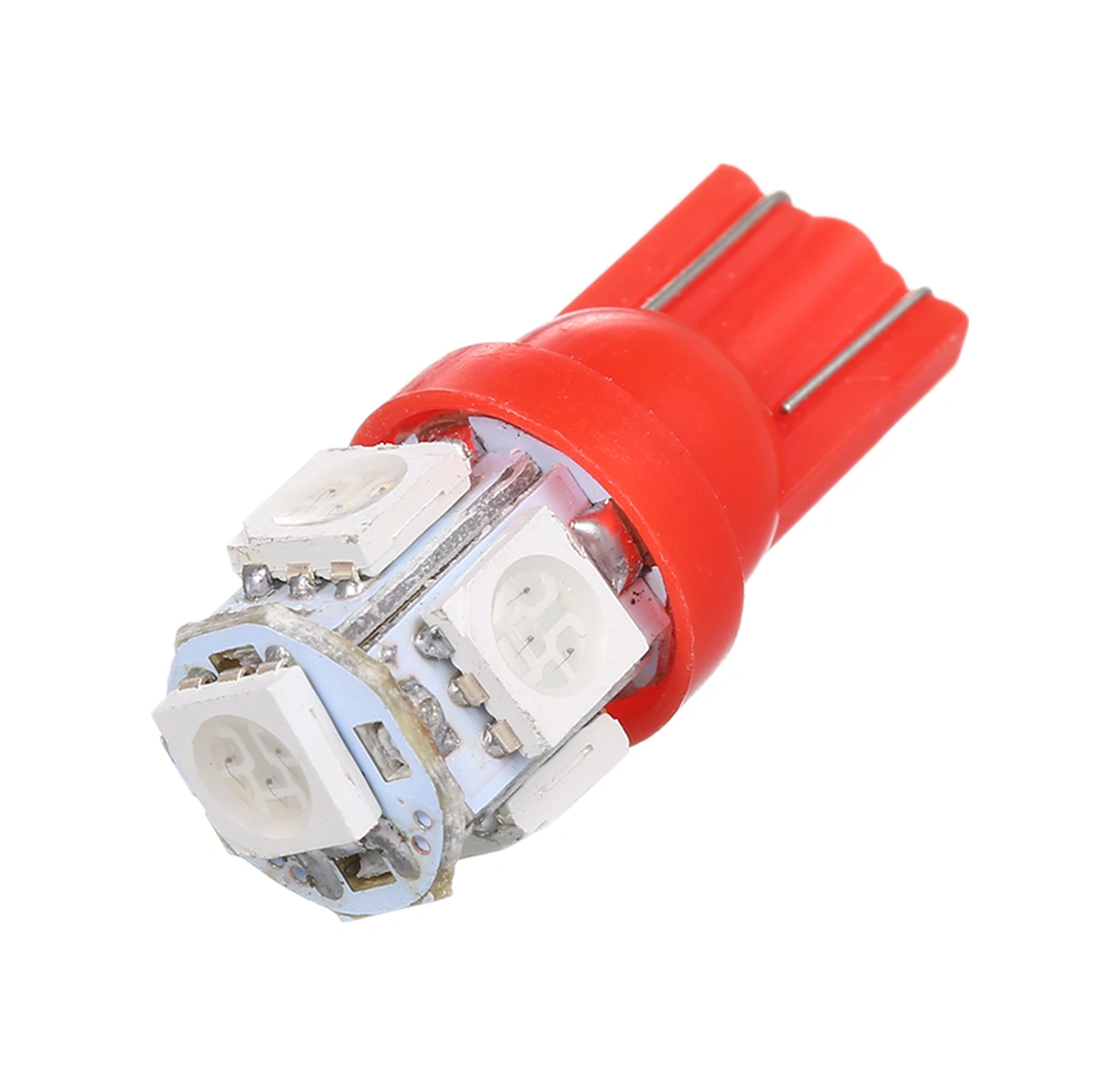 Youmex 10 Adet T10 Tabanca 5 Led Araç Lambası Dc12v 1w Kırmızı Işık Yüksek Parlaklıkli Dayanıklı