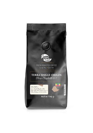 Coffeetropic Terra Single Origin Ethiopia Yirgecheffe Çekirdek 1 KG
