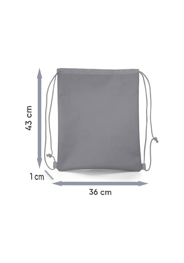 Coral High Kids Grafiti Desenli İpli Büzgülü Sırt Çantası 12648 Pembe - Mor