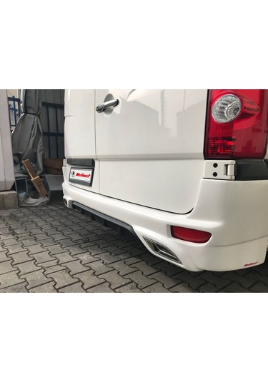 Meliset Mercedes Sprinter W906 2014 Facelift Çift Egzos Arka Tampon Geçme