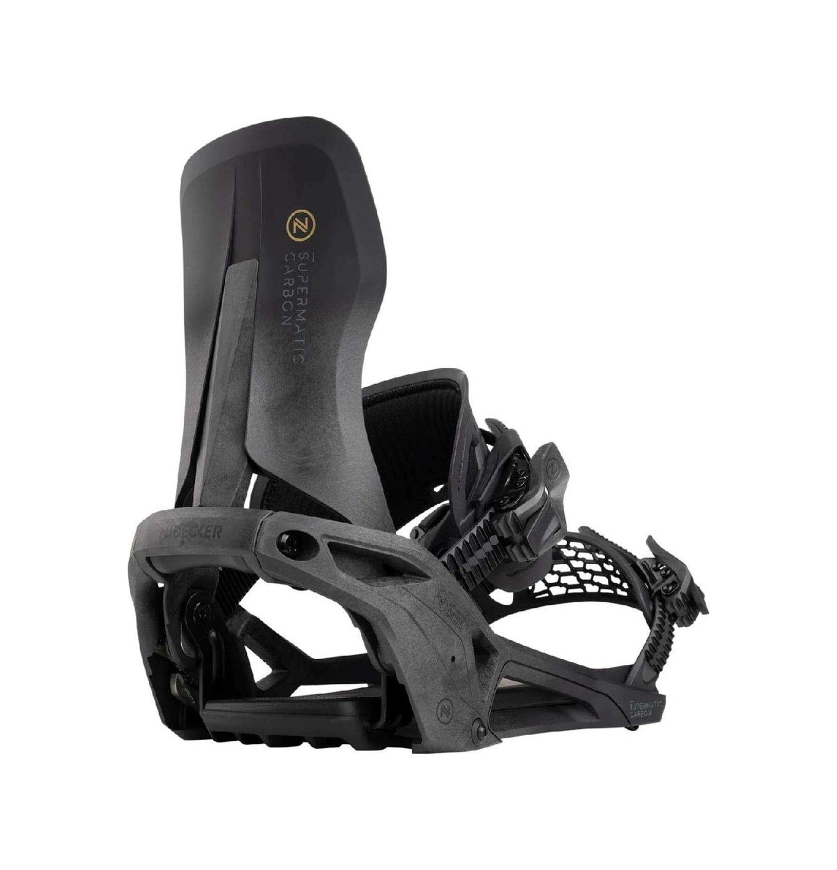 Nidecker Ni Decker Carbon Supermatic Unisex Siyah Snowboard Bağlaması 10011 Siyah