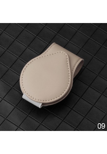 Araba İçin Güneş Gözlüğü Tutucu, Deri, Güneş Gözlüğü Klipsleri, Bilet Tutucu, Çok İşlevli Taşınabilir Klips, Araba Aksesuarları 02123