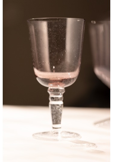 Rita El Yapımı Kendinden Renkli 2'li Kadeh Seti Mor 330 Cc Renkli