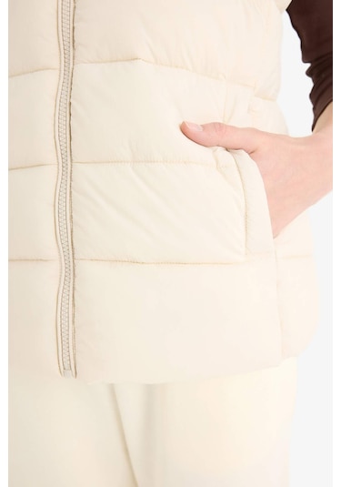 Defacto Su Geçirmez Fermuarlı Şişme Yelek E8587ax25auer128 Ekru