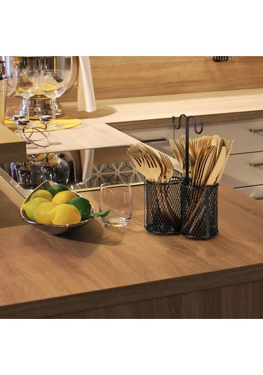 Suntek Çatal Kaşık Için Yemek Çubukları Tutucu Mutfak Siyah