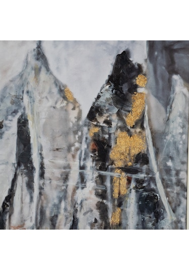 Perıo Çerçeveli Cam Tablo 80x80cm