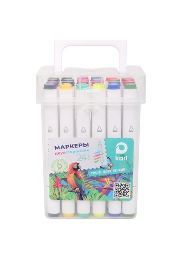 Kari İki Taraflı İşaretleyici Seti, Organizerde, 24 Adet 450861531