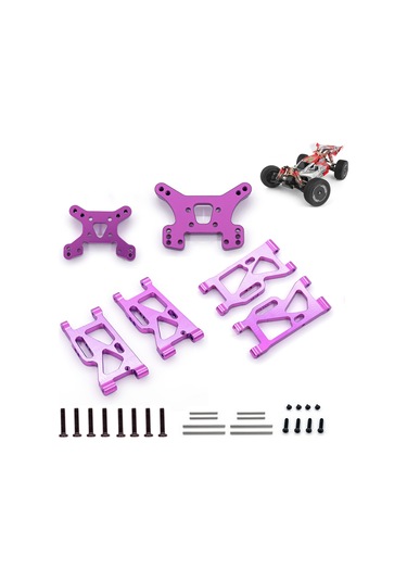 Suofeng Wltoys 1/14 144001 Rc Araç İçin Alüminyum Süspansiyon Kolları - Ön/arma Takımı