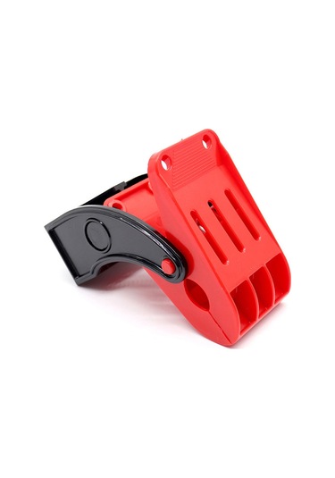 Symbee Araç Paspasları Temizleme Kancaları - Oto Yıkama Salonu Kullanıma Özel Duvar Takılı Sabitleyici Kırmızı, 4 Adet Set