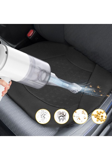 Shineyee Araç İçi Kablosuz Toz Emici Ve Üfleyici, Mini Taşınabilir Şarjlı Temizlik Aleti, Ev Ve Araç Kullanımı İçin İdeal