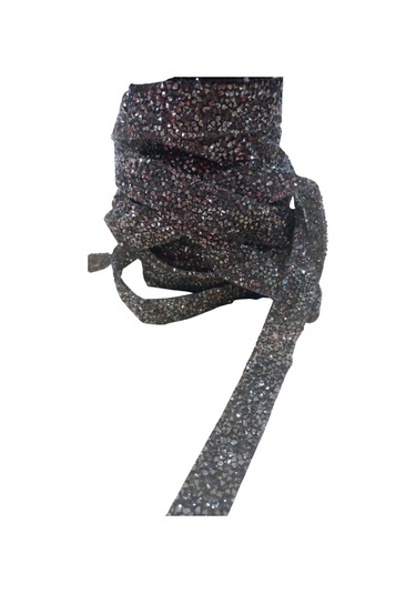 Silikonlu Yapıştırma Taş 1 Cm Siyah 1 Metre