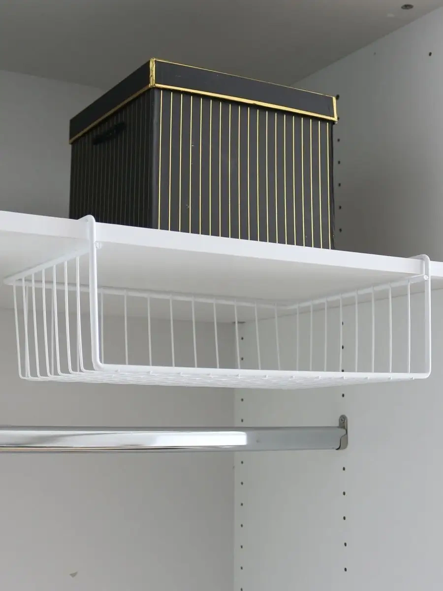 Domersi Oda Manzara Asılı Sepet Metal Eşyaları İçin Mutfakta Kullanılabilecek 75744276 Beyaz