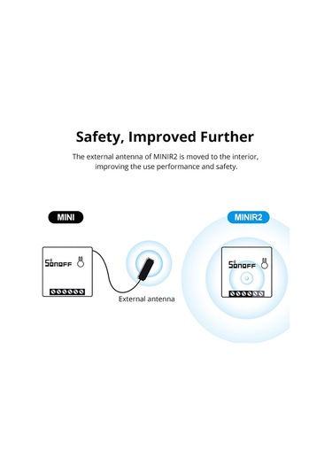 Sonoff Mınır2 Çift Kontrollü Wıfı Akıllı Anahtar Dıy Küçük Modifikasyon Parçaları
