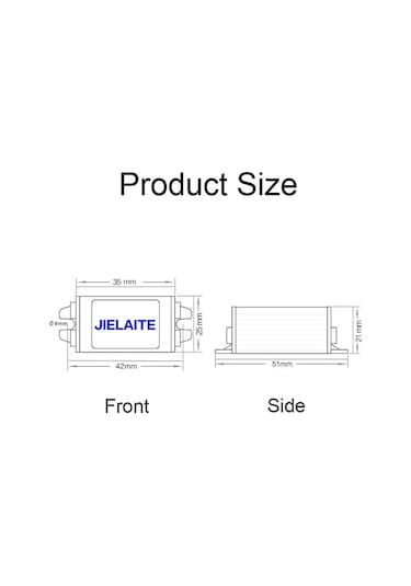 Sones Jıelaıte Lk1253 15w Alüminyum Alaşımlı Akıllı Koruma Su Geçirmez Araba Güç Dönüştürücü 12v 4,2v/3a