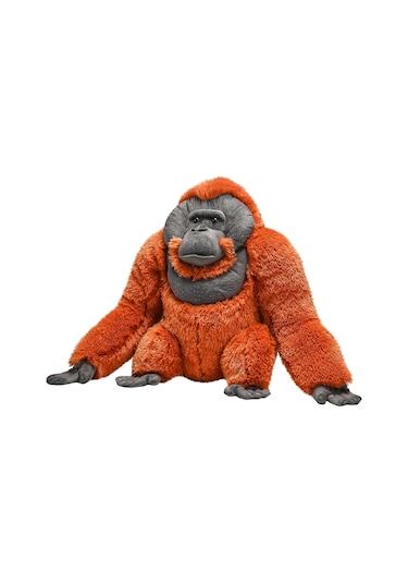 Peluş Erkek Orangutan 45 Cm Wıld27427 Turuncu