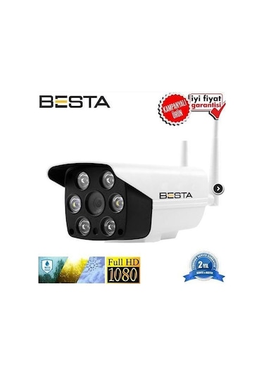 2Mp Çift Anten Wifi Dış Mekan Kablosuz Güvenlik Kamerası Bb-1702