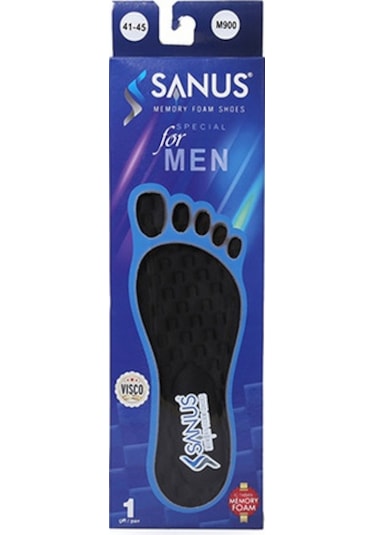 Sanus M900 Visco Memory Foam Anatomik Unisex Tek Beden Tabanlık