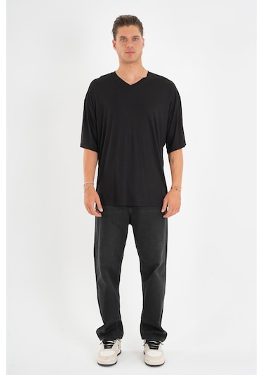 Alexander Gardi Alexandergardı V Yaka Oversize T-shirt Beyaz