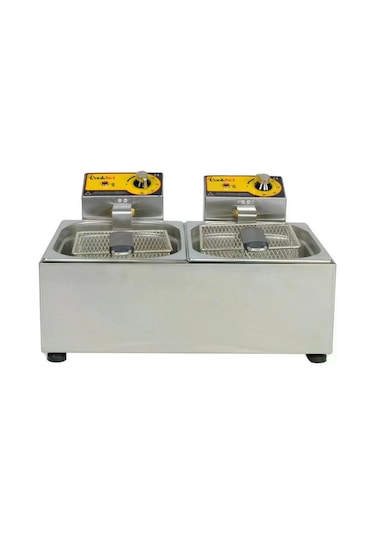 Elektirikli Fritöz 5+5 Patates Kızartma Makinesi Sanayi Tip
