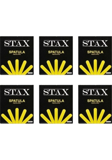 Stax Spatula Sir Ağda Çubuğu 6'lı