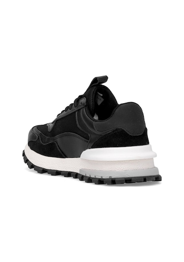 Lufian Henry Erkek Sneaker Spor Ayakkabı Siyah Beyaz