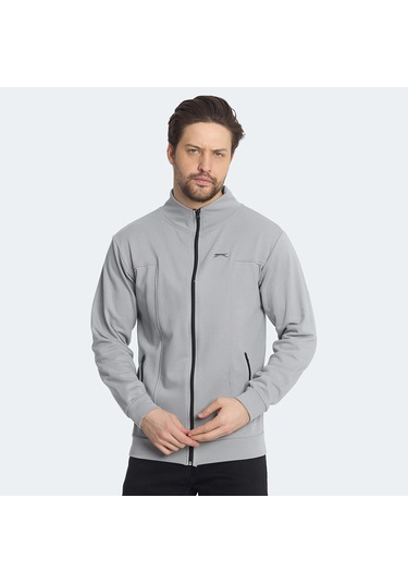 Slazenger KAGISONA IN Erkek Sweatshirt Gri