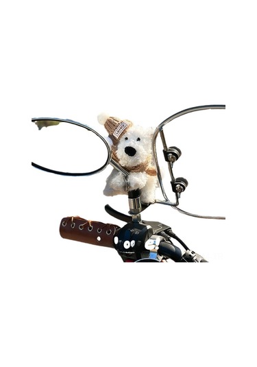 Geeksen Küçük Boy West Highland Terrier Desenli Manyetik Araç Dekorasyonu - Motosiklet, Elektrikli Bisiklet İçin Çekici Ve Kolay Kurulum Aksesuarı