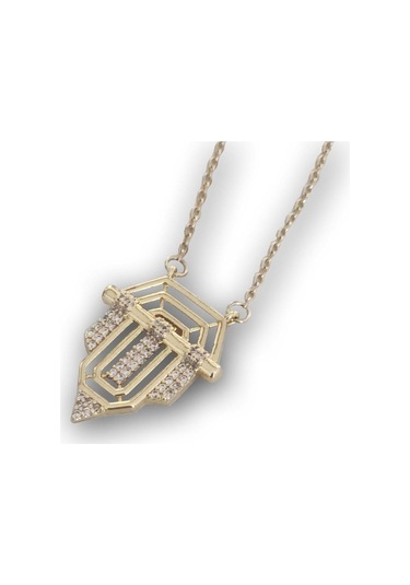 Uzel Sarı Gold İhtişamın Gücün ve Özgüvenin Simgesi Kolye