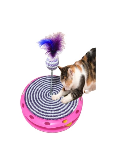 Tineke Tek Katlı Eğlenceli Kedi Oyuncağı