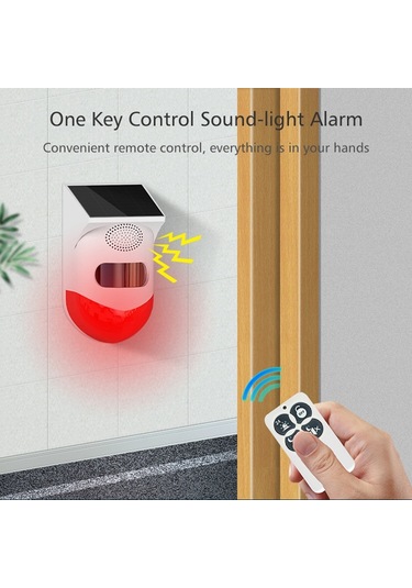 Sones Dış Mekan Ip67 Su Geçirmez Güneş Enerjili Kızılötesi Alarm, Özellikler: Bağımsız