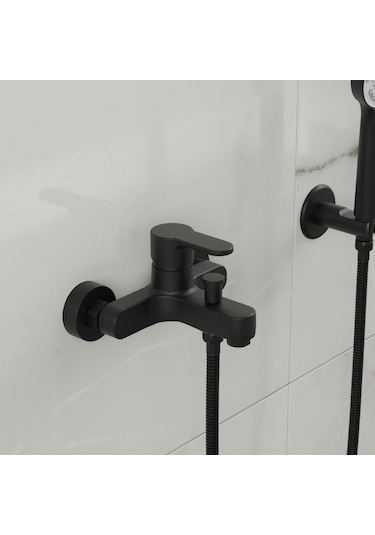 Adell Lento Banyo Bataryası-Mat Siyah