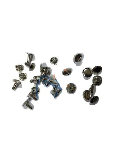 Rivet Perçin - 12mm, Nikel, 1000 Adet