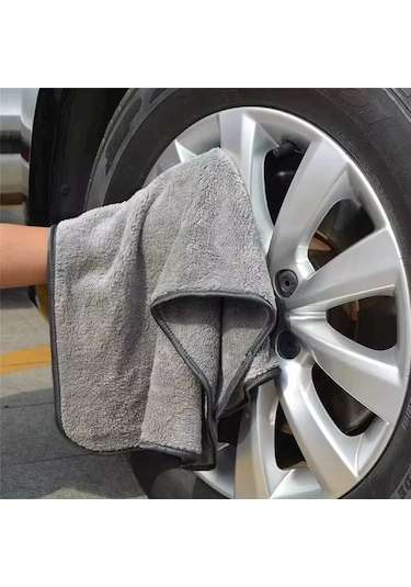 Laspak Mikro Fiber Su Çekici Oto Yıkama Kurulama Bezi 50 70 Cm